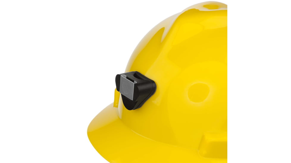 Nightstick Hard Hat Clip Mount, Black, NS-HMC4