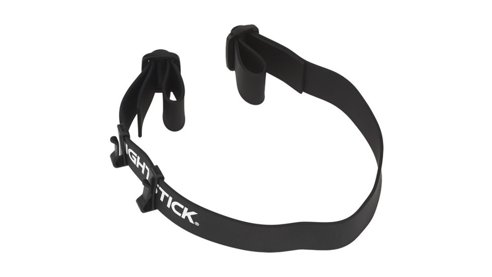 Nightstick Heavy Duty Rubber Strap with Cord Clips, Black, 4616-RSTRAP