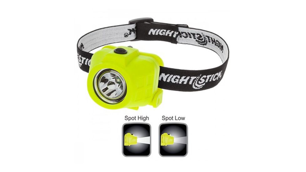 Nightstick Intrinsically Safe Dual-Function Headlamp w/Hard Hat Clip, Green, XPP-5450GC