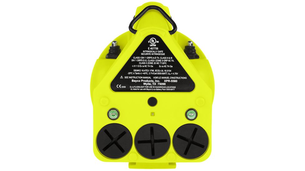 Nightstick Intrinsically Safe Dual-Light Lantern, Rechargeable, Green / Black XPR-5580G