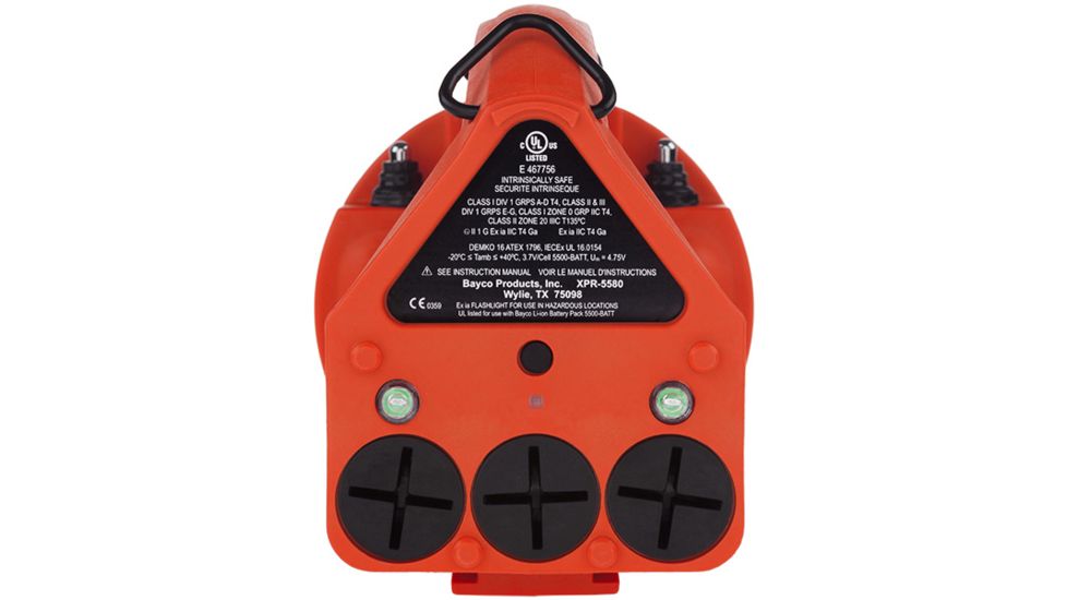 Nightstick Intrinsically Safe Dual-Light Lantern, Rechargeable, Red / Black XPR-5580R