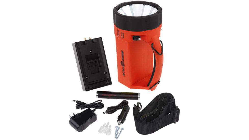 Nightstick Intrinsically Safe Dual-Light Lantern, Rechargeable, Red / Black XPR-5580R