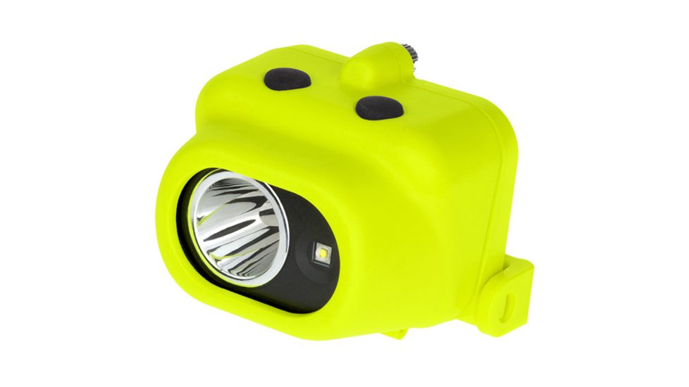 Nightstick Intrinsically Safe Multi-Function Dual-Light 3AAA Headlamp w/Clip &amp; Hard Hat Mount, 160 Lumens, Green XPP-5454GC