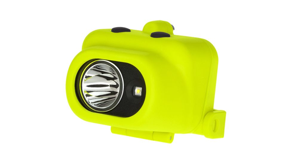 Nightstick Intrinsically Safe Multi-Function Dual-Light 3AAA Headlamp w/Clip &amp; Hard Hat Mount, 160 Lumens, Green XPP-5454GC