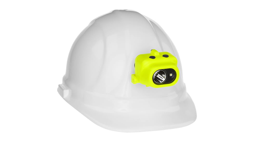 Nightstick Intrinsically Safe Multi-Function Dual-Light 3AAA Headlamp w/Clip &amp; Hard Hat Mount, 160 Lumens, Green XPP-5454GC