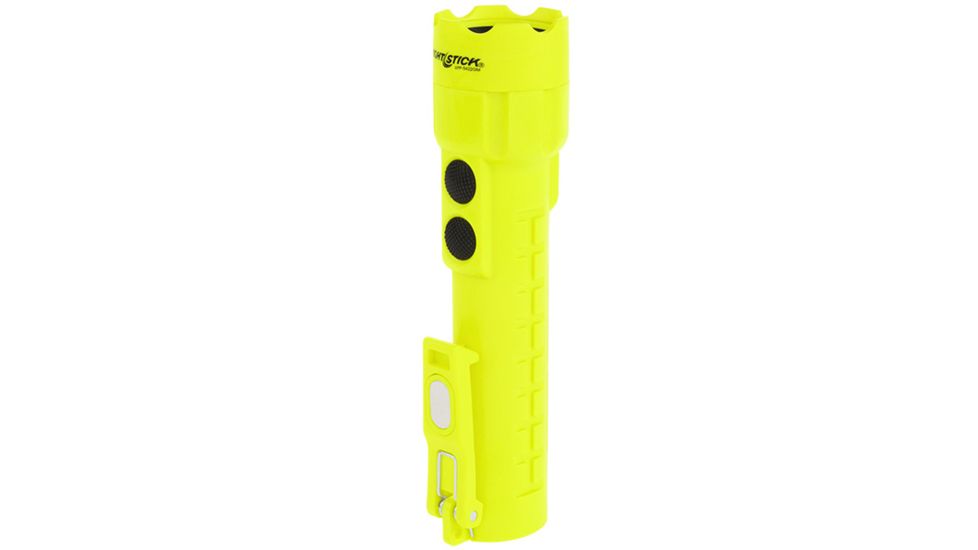Nightstick Intrinsically Safe Permissible Dual-Light 3AA Flashlight,Dual Magnets,120 Lumens,Green XPP-5422GM