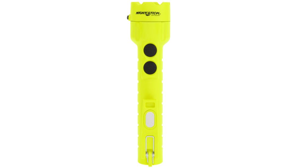 Nightstick Intrinsically Safe Permissible Dual-Light 3AA Flashlight,Dual Magnets,120 Lumens,Green XPP-5422GM