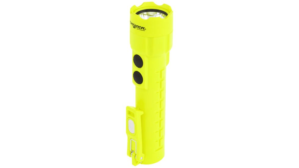 Nightstick Intrinsically Safe Permissible Dual-Light 3AA Flashlight,Dual Magnets,120 Lumens,Green XPP-5422GM