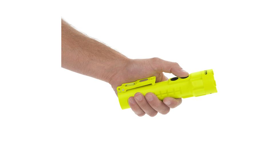 Nightstick Intrinsically Safe Permissible Dual-Light 3AA Flashlight,Dual Magnets,120 Lumens,Green XPP-5422GM