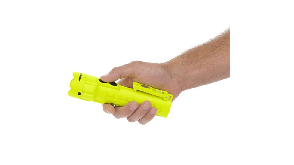Nightstick Intrinsically Safe Permissible Dual-Light 3AA Flashlight,Dual Magnets,120 Lumens,Green XPP-5422GM