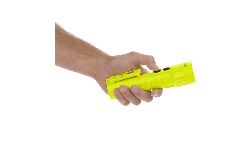 Nightstick Intrinsically Safe Permissible Dual-Light 3AA Flashlight,Dual Magnets,120 Lumens,Green XPP-5422GM