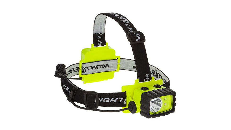 Nightstick Intrinsically Safe Permissible Multi-Function Dual-Light 3AA Headlamp,Red Flood,175 Lumens,Green XPP-5456G