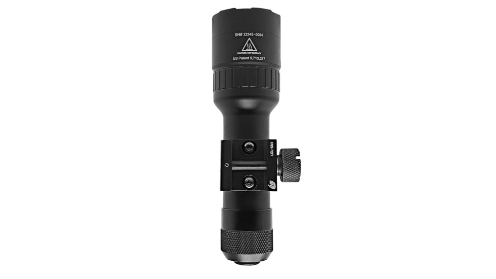 Nightstick LGL-180-IR 1100 Lumens LED Weapon Light w/IR Illumination, CR123, Black, LGL-180-IR