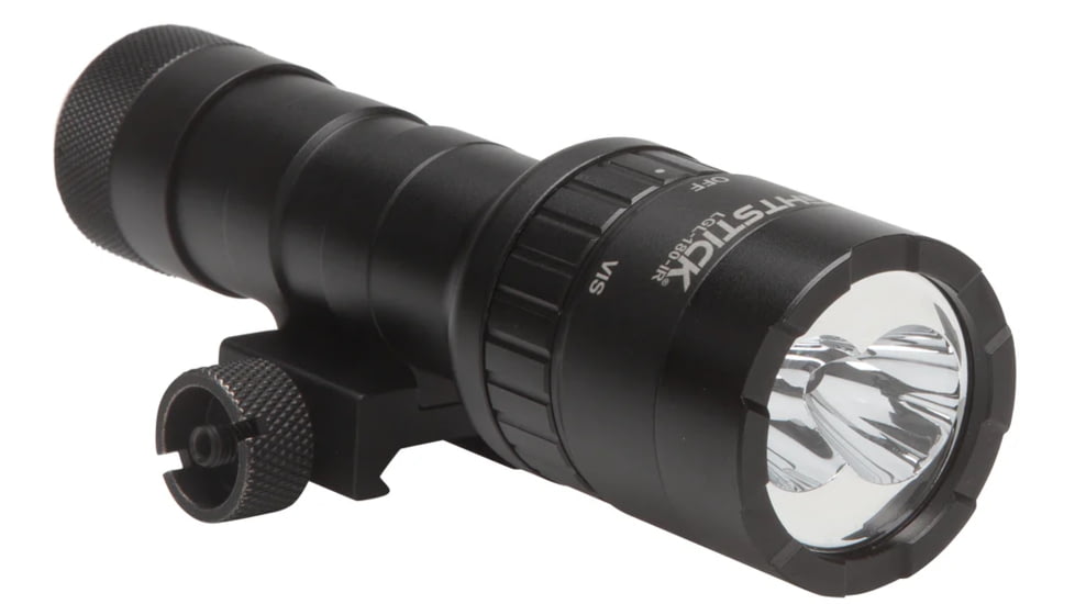 Nightstick LGL-180-IR 1100 Lumens LED Weapon Light w/IR Illumination, CR123, Black, LGL-180-IR