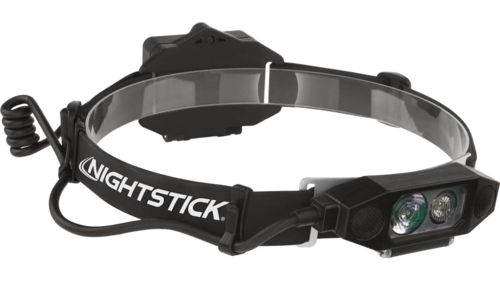 Nightstick Low-Profile Dual-Light Headlamp, Black NSP-4616B