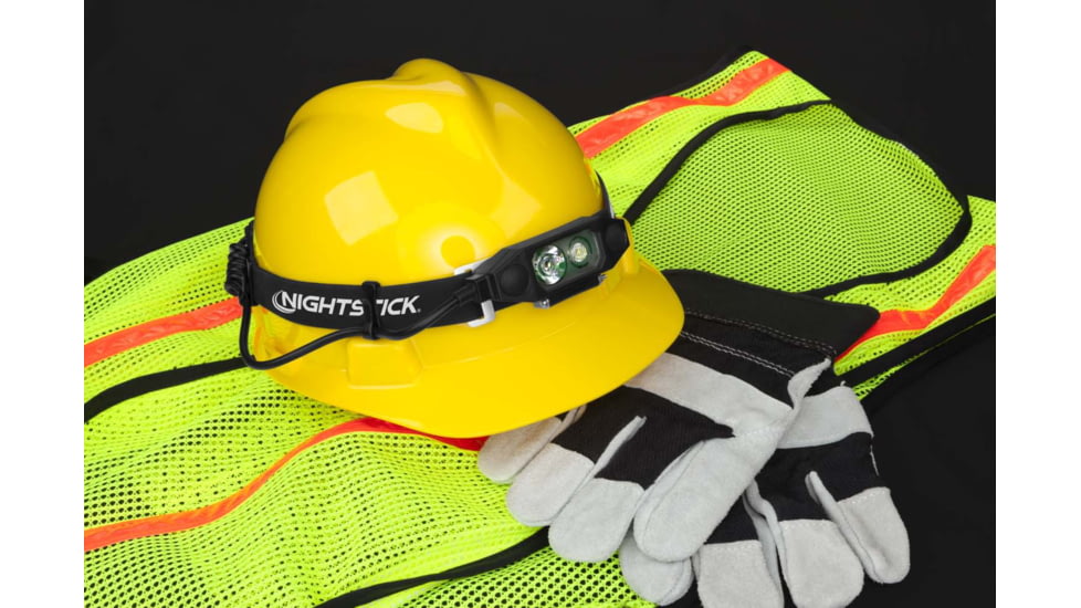 Nightstick Low-Profile Dual-Light Headlamp, Black NSP-4616B