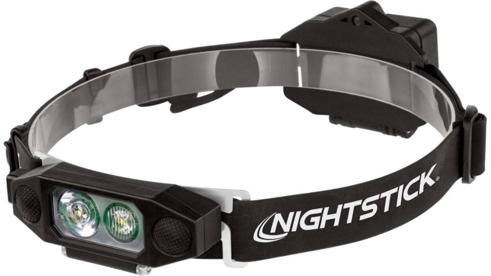 Nightstick Low-Profile Dual-Light Headlamp, Black NSP-4616B