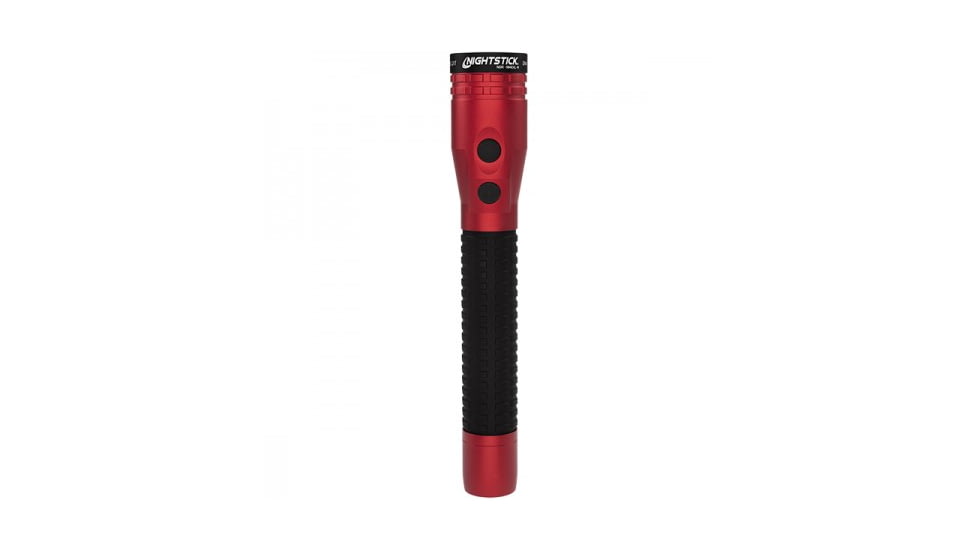 Metal Duty/Personal-Size Dual-Light Flashlight w/Magnet - Rechargeable