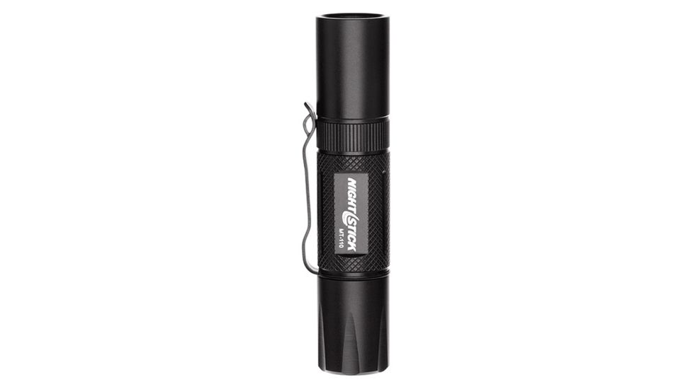 Nightstick Mini-TAC Aluminum 1 AA LED Flashlight,90 Lumens,Black MT-110