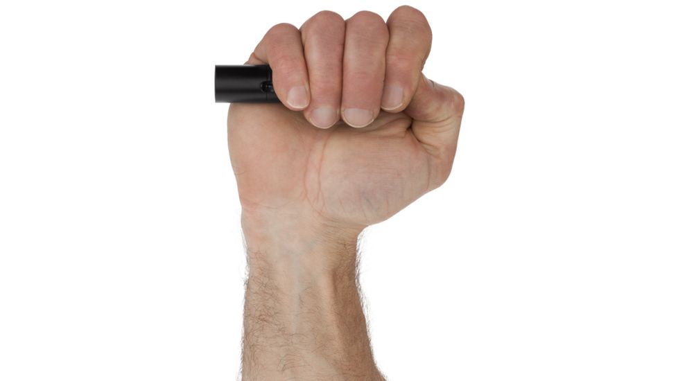 Nightstick Mini-TAC Aluminum 1 AA LED Flashlight,90 Lumens,Black MT-110