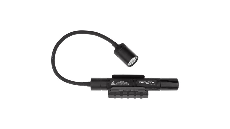 Nightstick Mini-TAC Gooseneck 2AA UV Light,365nm,Black MTU-136