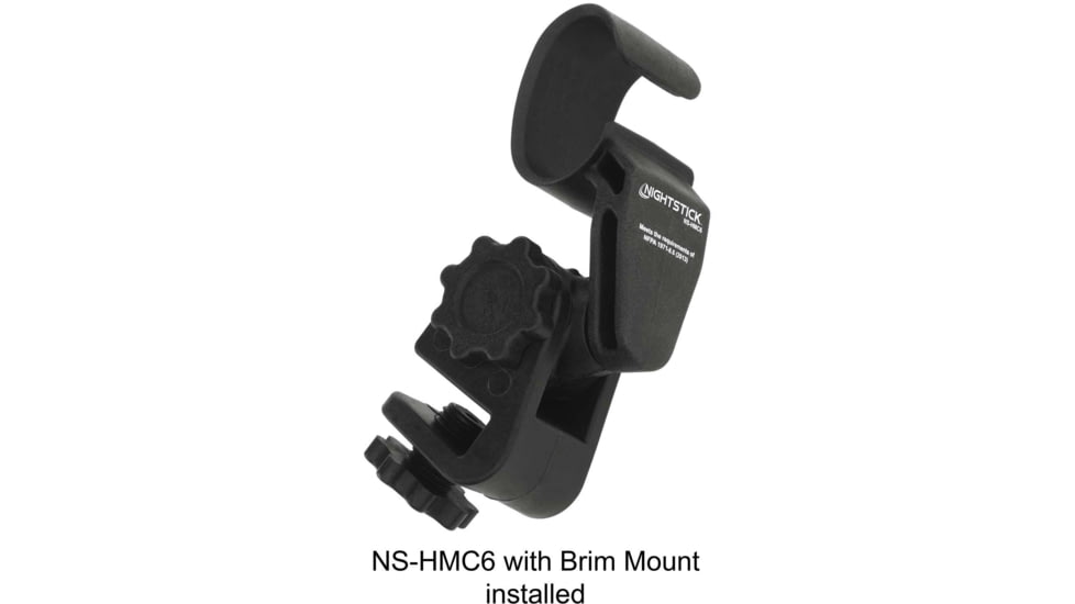Nightstick Multi-Angle Helmet Mount for Accessory Slot or Brim, NS-HMC6