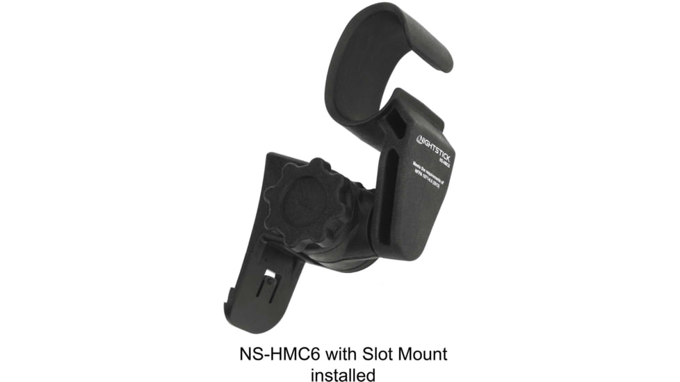 Nightstick Multi-Angle Helmet Mount for Accessory Slot or Brim, NS-HMC6