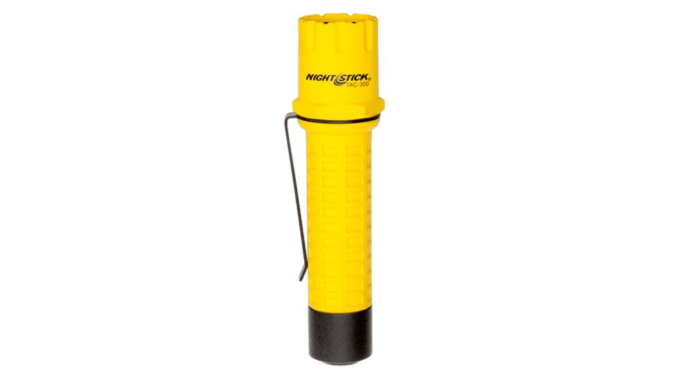 Nightstick Polymer Tactical LED Flashlight,Non Rechargeable,180 Lumens,Yellow TAC-300Y