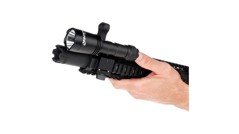 Nightstick Rechargeable Full-Size Long Gun Light Kit, 1500 Lumens, Black, LGL-170