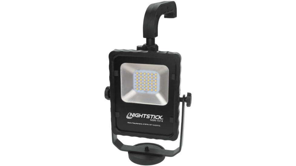 Nightstick Rechargeable LED Area Light with Magnetic Base, Black, NSR-1514