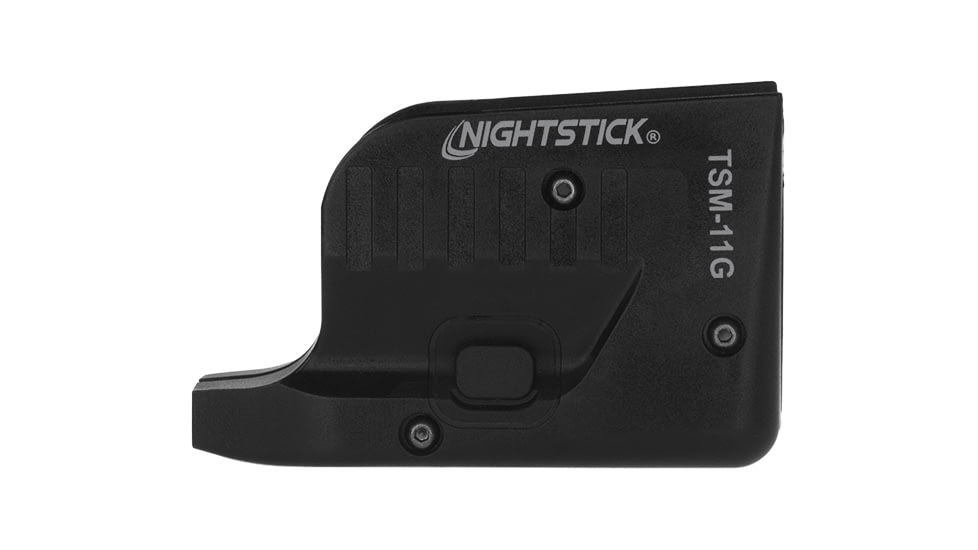 Nightstick Rechargeable Weapon Light w/Green Laser, Glock 42/43/43X/48, 150 Lumens, Black, TSM-11G