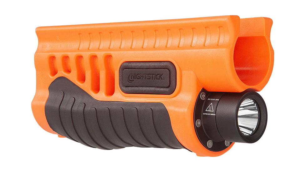 Nightstick Shotgun Forend Light f/ Remington 870/Tac-14, Less-Lethal Orange, SFL-14WL