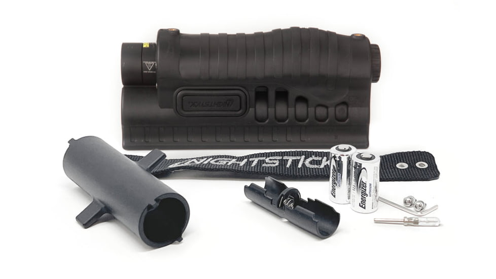 Nightstick Shotgun Forend Light f/ Remington 870/Tac-14 w/ Green Laser, Black, SFL-13GL