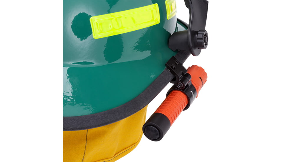 Nightstick Tactical Fire LED Flashlight w/Multi-Angle Helmet Mount,180 Lumens,Red FDL-300R-K01