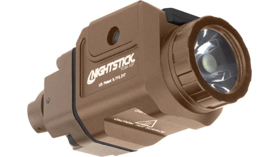Nightstick TCM-10 Compact Weapon-Mounted Light, Flat Dark Earth, TCM-10F