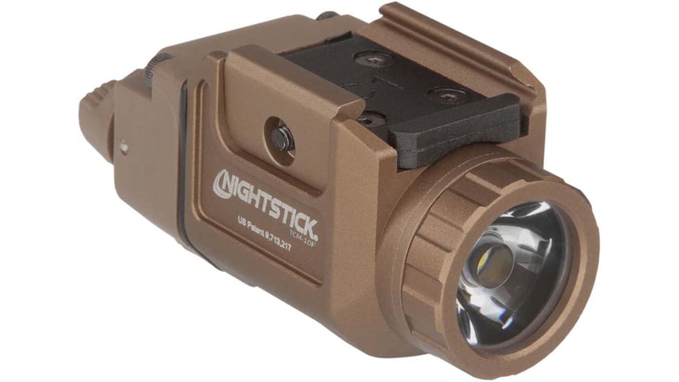Nightstick TCM-10 Compact Weapon-Mounted Light, Flat Dark Earth, TCM-10F