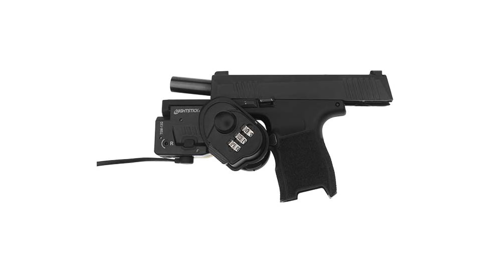Nightstick TSM13G Subcompact LED Weapon Light, Lithium-ion Rechargeable, White, 175 Lumens, Black, TSM-13G