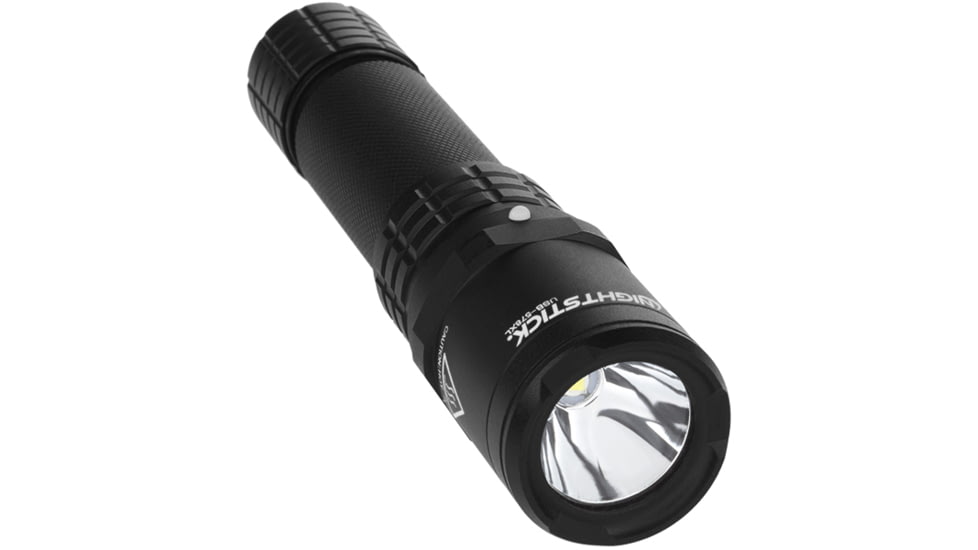 Nightstick USB Rechargeable Metal Dual LED Flashlight, 900 Lumens, Black, USB-578XL