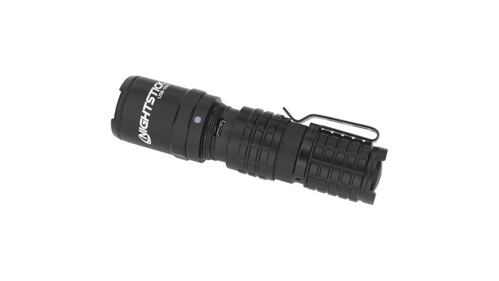 Nightstick USB Rechargeable Tactical Flashlight, Black USB-556XL