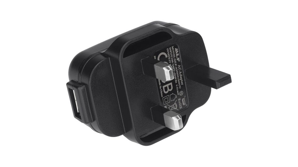 Nightstick USB to AC Adapter - UK, Black NS-USBAC-UK
