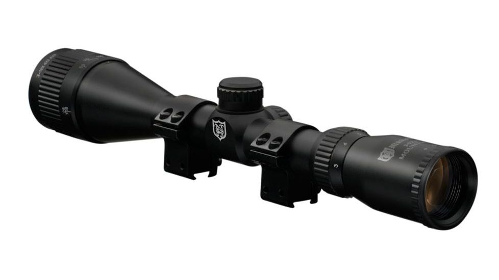 Nikko NMC3940W MountMaster 3-9x 40mm Obj 39-13 Ft @ 100 Yds FOV 1 Tube Blk