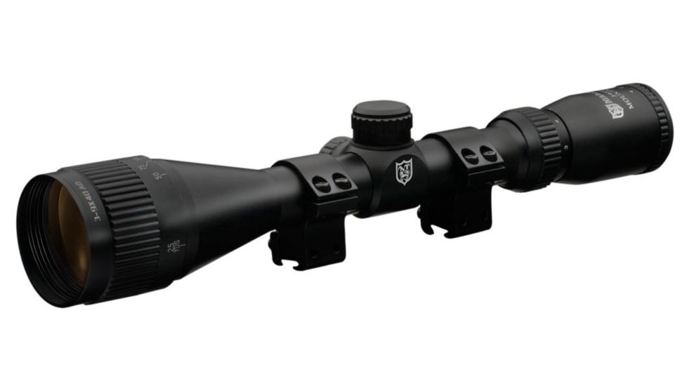 Nikko NMC3940W MountMaster 3-9x 40mm Obj 39-13 Ft @ 100 Yds FOV 1 Tube Blk