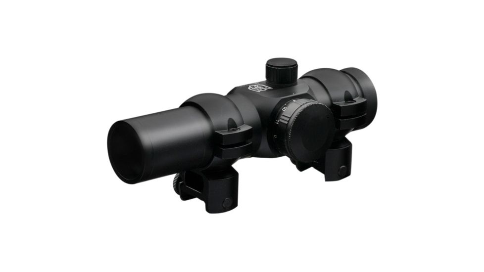 Nikko Stirling 30mm Red Dot with 5/8 Integrated Mounts, Black, Small, NSN N, NRD2539, EDEMO1