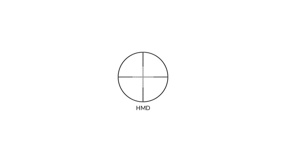 Nikko Stirling Airking 2-7x32 AO Rifle Scope, 1in Tube, HMD Reticle, 1/4 MOA, Black, ngra2732