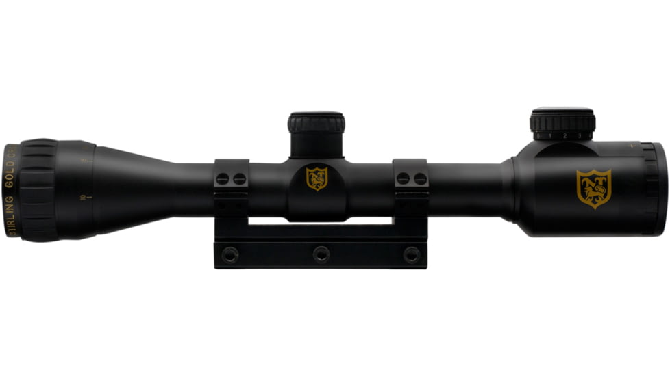 Nikko Stirling Airking 4x32mm IR Rifle Scope, 1in, HMD Reticle, 1/4 MOA, Black, ngrai432