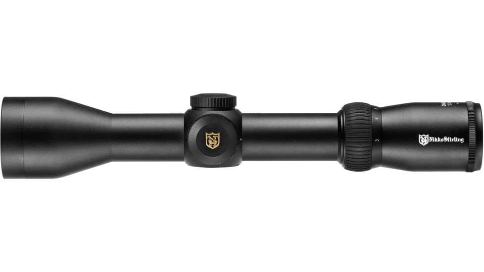 Nikko Stirling Diamond 1.5-6x44mm Rifle Scope, 30mm Tube, Illuminated #4 Dot Reticle, Black, ndsi15644