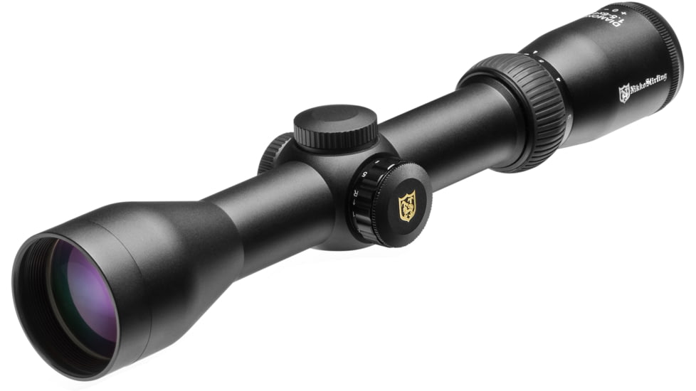 Nikko Stirling Diamond 1.5-6x44mm, 30mm Tube, Rifle Scope, Illuminated #4 Dot Reticle, Matte Black, NDSI15644