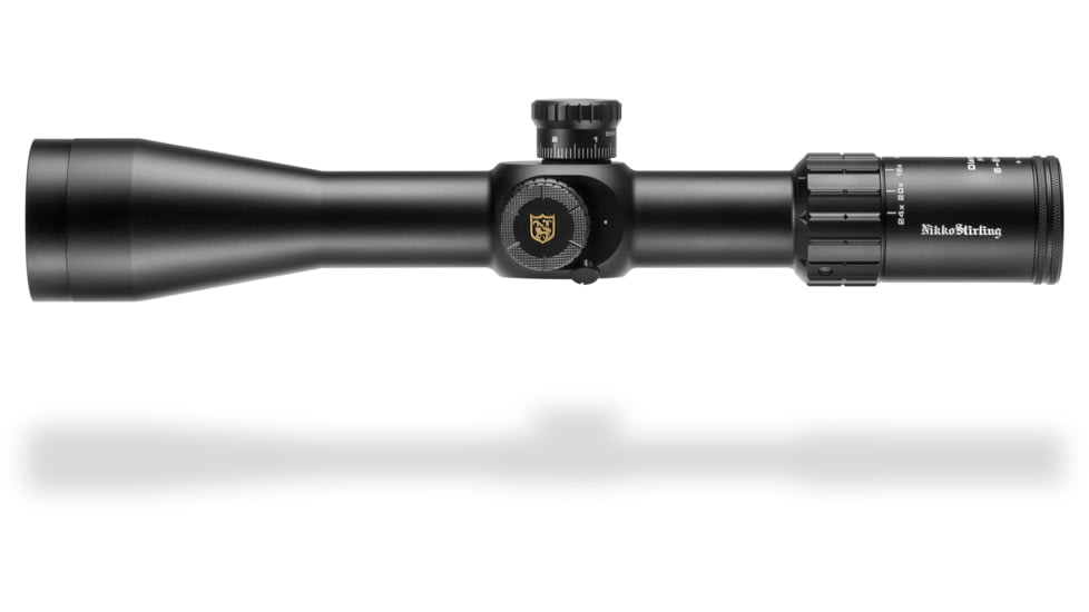 Nikko Stirling Diamond 6-24x50mm 34mm Tube Rifle Scope, First Focal Plane, Skeleton HMD Reticle, Matte Black, NSFFP3462450HMD