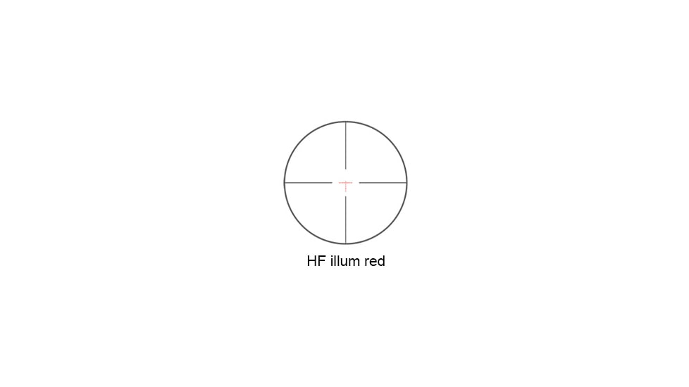 Nikko Stirling Diamond 6-24x50mm Rifle Scope, 30mm Tube, Illuminated Hold Fast Reticle w/Sunshade, Black, ndsi62450lrhf