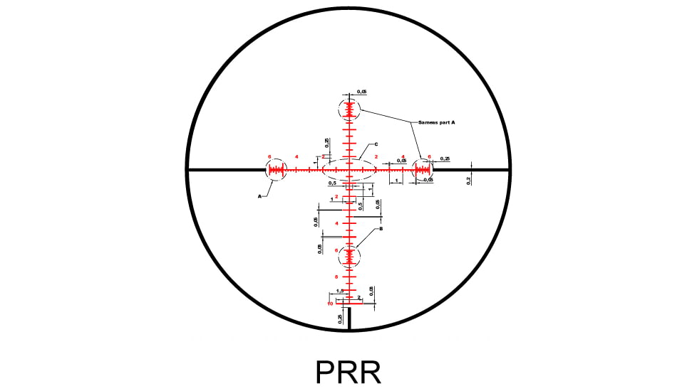 Nikko Stirling Diamond 6-24x50mm Rifle Scope, 34mm Tube, First Focal Plane, Glass Reticle, 1/10 MIL, Black, nsffp3462450prr